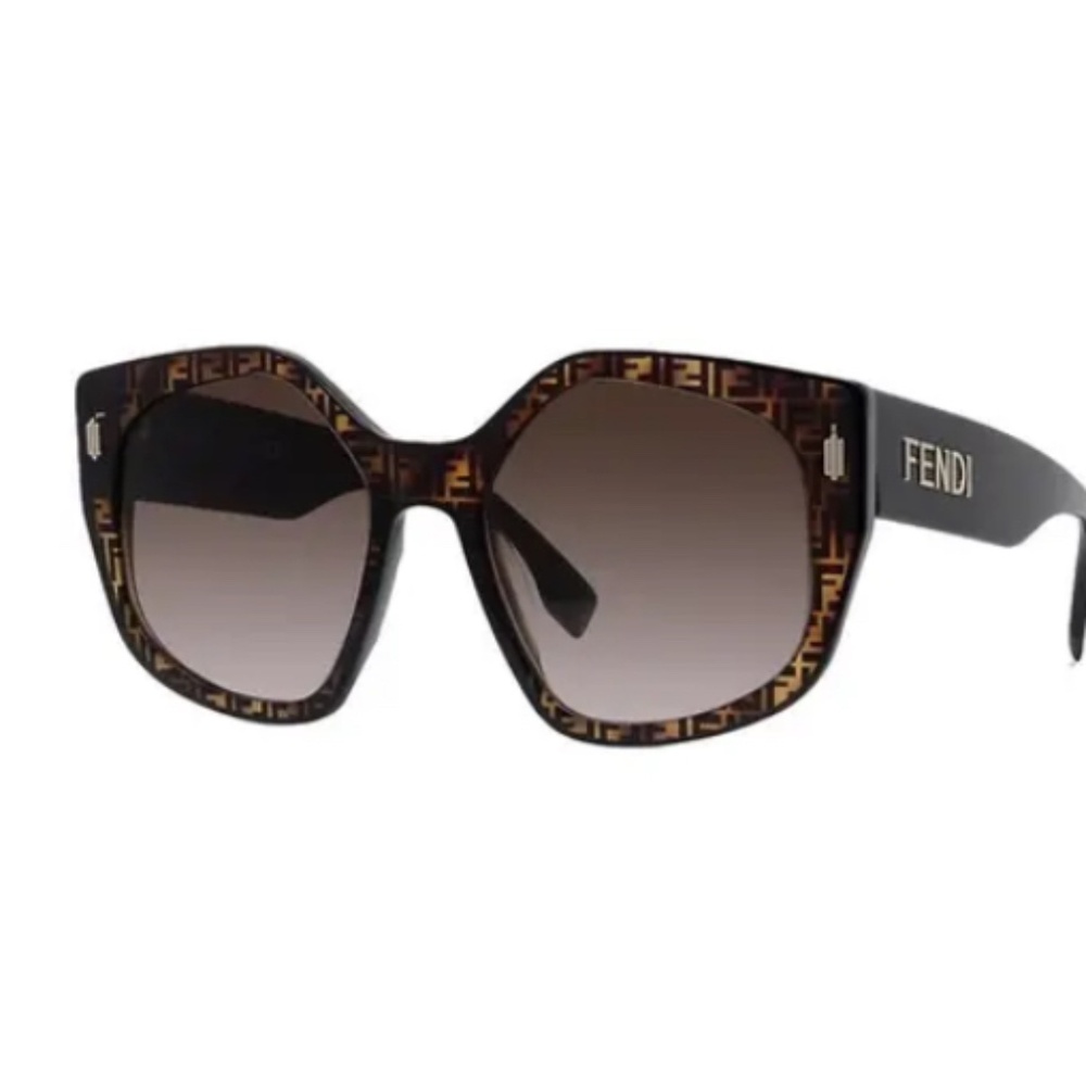 Fendi monogram sunglasses w/ receipt / bag